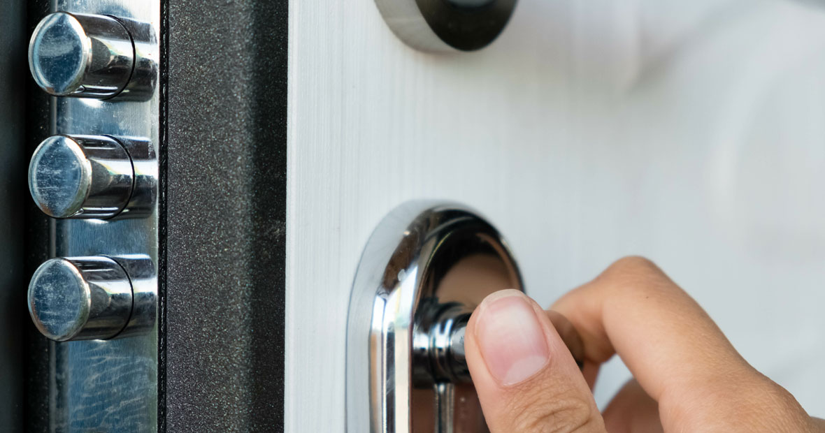 verrous de porte d'entrée